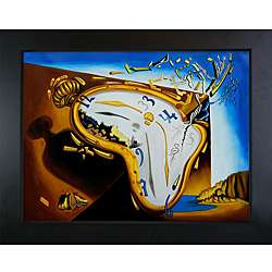   Watch at the Moment of Explosion Framed Canvas Art  Overstock