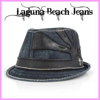 Laguna Beach Jeans Womens FEDORA Cap hat NEW STONES  