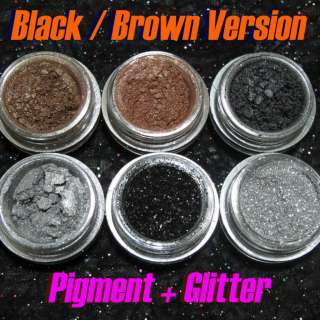 Eyeshadow Cosmetic Nail Art Decoration Glitter #062 Black X1 (USD1.99 