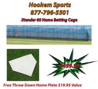 Heater Xtender 60 Complete Home Batting Cage 60x12x12  