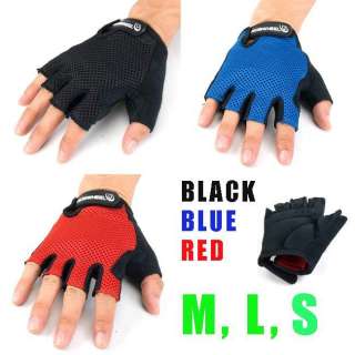  Man Woman Youth Cycling Bike Bicycle Half Finger Gloves L,M,S  