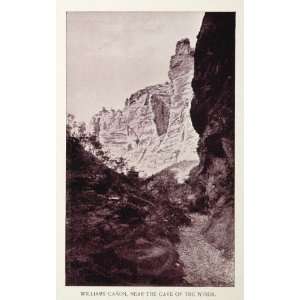  1893 Print Williams Canyon Cave of the Winds Colorado 