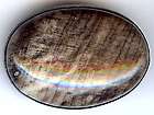VTG Agate Polished Copper Gray Pink Chocolate Pin  