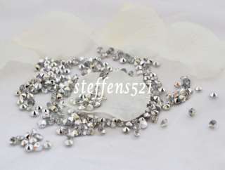 1000 4.5mm diamond confetti wedding table decoration  