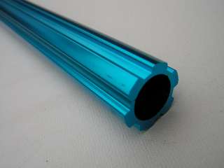 Old school BMX alloy fluted seat post 22.2mm 7/8 BLUE  