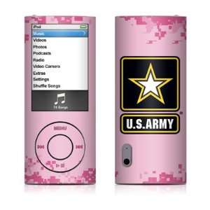  Army Pink Design Decal Sticker for Apple iPod Nano 5G (5th 