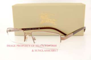 Brand New BURBERRY Eyeglasses Frames BE 1095 1016 COPPER Men 100% 
