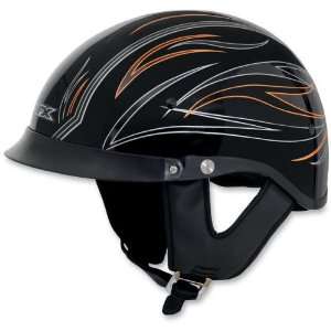 AFX FX 200 Dual Inner Lens Beanie Helmet , Color Orange 