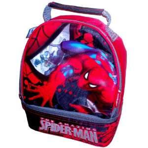  The Amazing Spider Man Insulated 2 Compartments Lunch Bag 