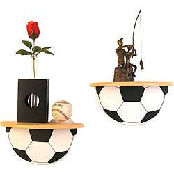 Soccer Wall Shelf Set (Set of 2)  