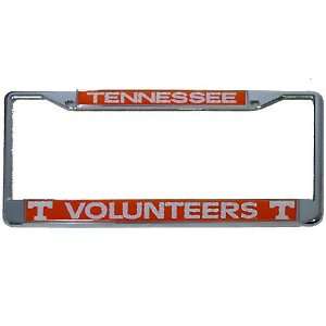   Tennessee Volunteers Chrome Hologram License Plate Frame Automotive