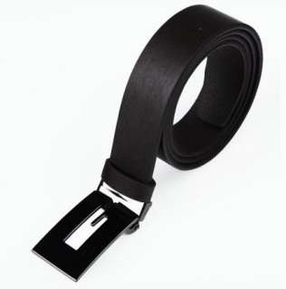   Premium Faux Leather Fashion Waist Belt Unisex Buckle Word G B17