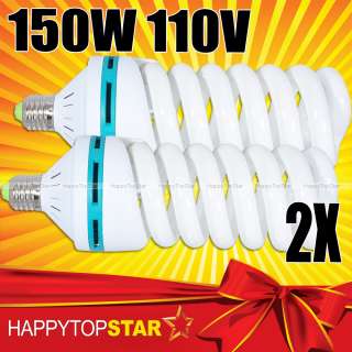   150Watt 110V 120V Photo Continuous Lamp Bulb Studio illuminant E27
