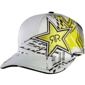  Fox Racing Rockstar Showcase Flexfit Hat   Large/X Large 
