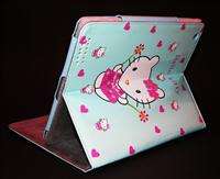   PU Leather Cover Case with Built in Stand for Apple iPad 2  