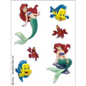  Little Mermaid Tattoos 2 Sheets Toys & Games