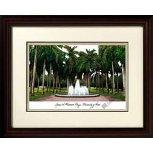 University of Miami Hurricanes Limited Edition Framed Lithograph Print