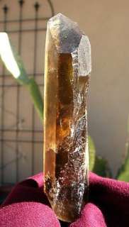 Natural Smoky Lemurian Quartz Crystal w Light Phantom  