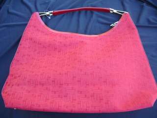 NWOT Tosca Blu Ready Red Hobo Canvas & Leather  