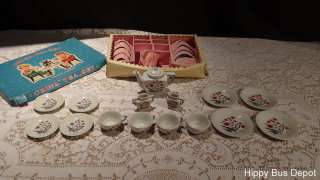   Century Childs China Tea Set in Original Box 17 Pieces JAPAN  