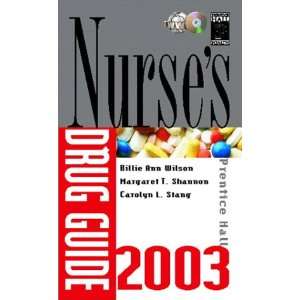 com Prentice Hall Nurses Drug Guide 2003 (9780130978721) Billie Ann 