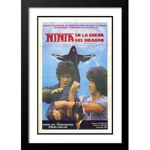 Ninja in the Dragons Den 20x26 Framed and Double Matted Movie Poster 