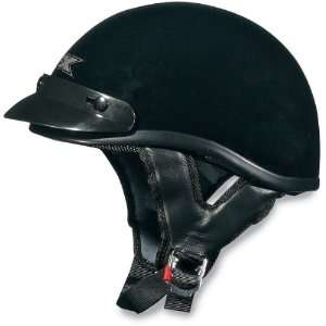  AFX FX 70 Half Motorcycle Helmet Solid Gloss Black 