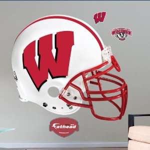    Wisconsin Badgers Helmet Fathead Wall Sticker: Sports & Outdoors