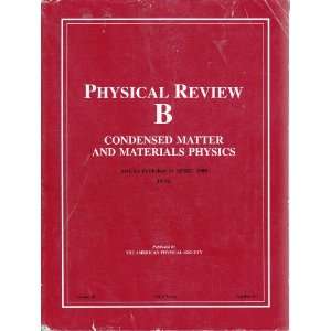   Physics (3rd Series, Volume 79, Number 16, April 2009) The American