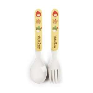   Storytelling Educational Design Baby Feeding Spoon and Fork Set: Baby