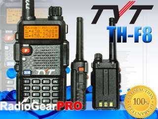 TYT TH F8 UHF Handheld Dual Display FM DTMF 2 Way Radio  