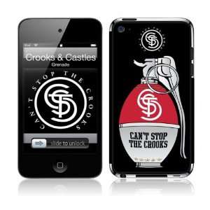 Music Skins MS CNC30201 iPod Touch  4th Gen  Crooks & Castles  Grenade 