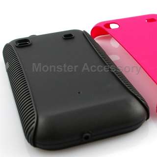 Pink Softgrip Hard Case Cover For Samsung Galaxy S 4G  
