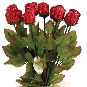  Long Stem 19 Milk Chocolate Roses Bouquet of 6   Red 