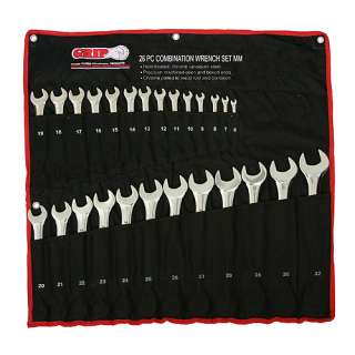 Grip 89362 26 Piece MM Combination Wrench Set  
