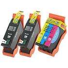 Pack Ink Cartridge for Dell 21/22/23/24 Black Color Combo P513w 