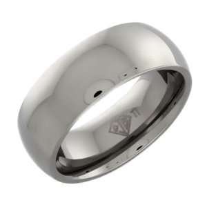  8mm Womens Titanium Wedding Band Comfort Fit Ring 