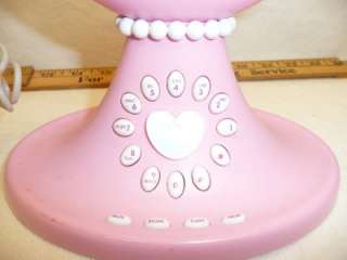 Disney Princess corded Phone Heart Shaped Real Working Phone Pink 
