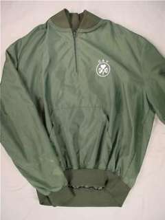 FBI Shamrock Windbreaker Pullover Jacket (Adult XL) Green  
