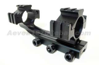 One Piece Tactical 30mm Tri Rail Picatinny Scope Mount  