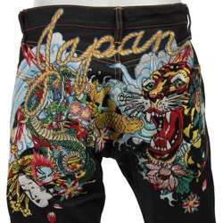 Ed Hardy Mens Embroidered Japan Tattoo Jeans  Overstock