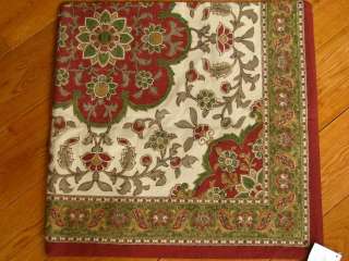 POTTERY BARN Sofia Pillow Cover 20 NEW Persian block flower Sham home 