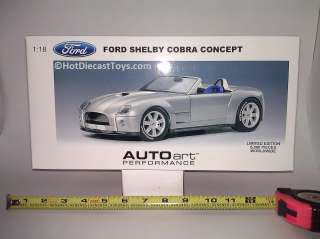 Autoart Ford Shelby Cobra Concept 1:18 1 of 6000, 73031  