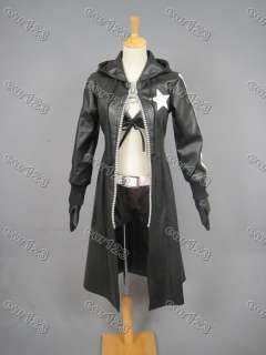 Vocaloid Miku Black Rock Shooter + glove Cosplay Costume Custom
