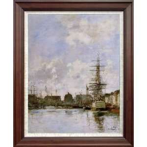   Oil Paintings Le Havre Commerce Basin   