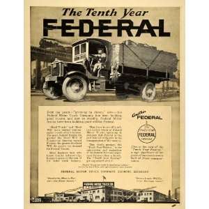  Vintage Transport Duty Tractor Federal Motor Truck Detroit Transport 
