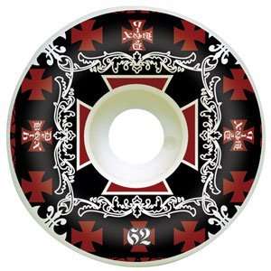   Bandana Skateboard Wheels (62mm)   Black, Set of 4