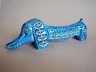 rimini blue dachshund figurine aldo londi for bitossi italy returns