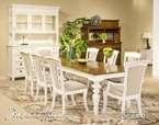 Seashell White 10 pc Arts and Crafts Dining Set  