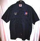 dickies mens skater limited puerto rico patch racing style shirt small 